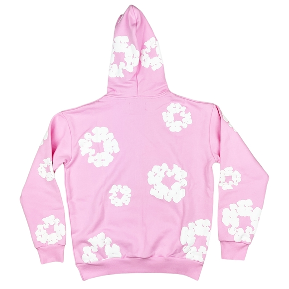 Denim Tears The Cotton Wreath Hoodie Sweatshirt Pink - Picture 2 of 4